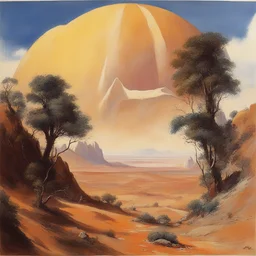 a landscape by Peter Andrew Jones
