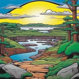 a landscape by Peter Bagge