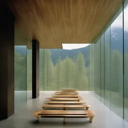 a landscape by Peter Zumthor