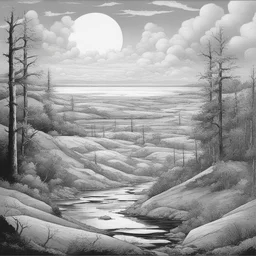 a landscape by Phil Foglio