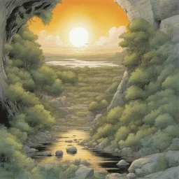 a landscape by Phil Jimenez