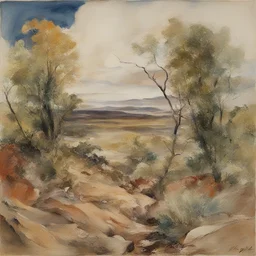 a landscape by Philip Evergood