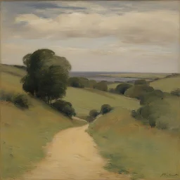 a landscape by Philip Wilson Steer