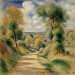 a landscape by Pierre-Auguste Renoir