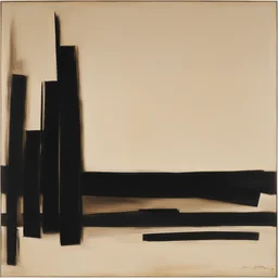 a landscape by Pierre Soulages