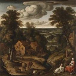 a landscape by Pieter Aertsen