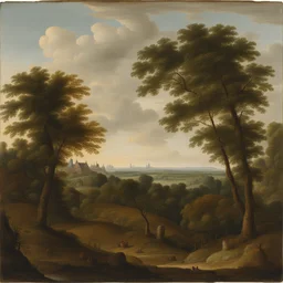 a landscape by Pieter Jansz Saenredam