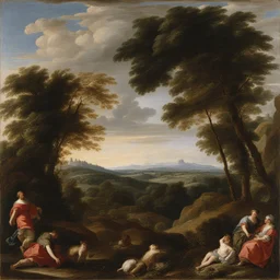a landscape by Pietro da Cortona