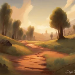 a landscape by Pixar Concept Artists