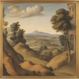 a landscape by Pontormo