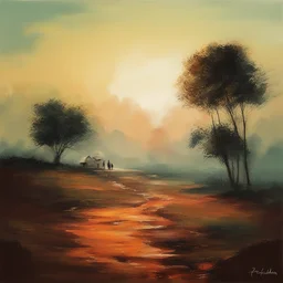 a landscape by Prateep Kochabua
