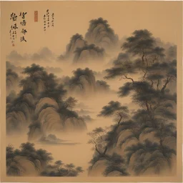 a landscape by Qian Xuan