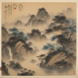 a landscape by Qiu Shengxian