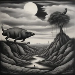 a landscape by ROA