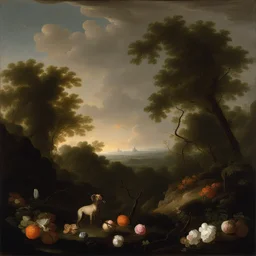a landscape by Rachel Ruysch