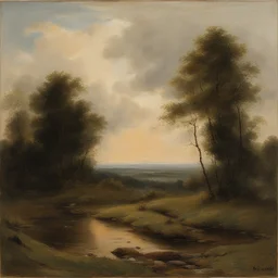 a landscape by Rafał Olbiński