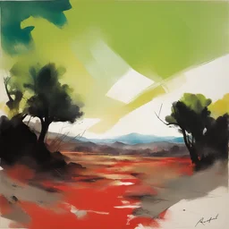 a landscape by Rafael Albuquerque