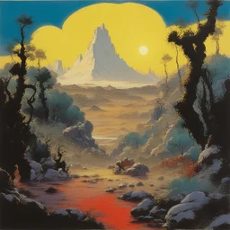 a landscape by Ralph Bakshi