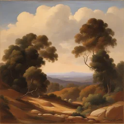 a landscape by Ralston Crawford