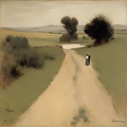 a landscape by Ramon Casas