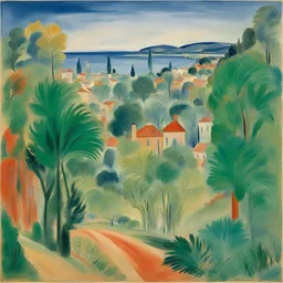 a landscape by Raoul Dufy