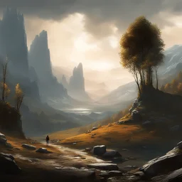 a landscape by Raphael Lacoste