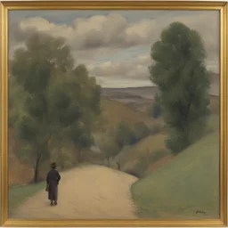 a landscape by Raphael Soyer