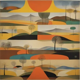 a landscape by Ray Eames