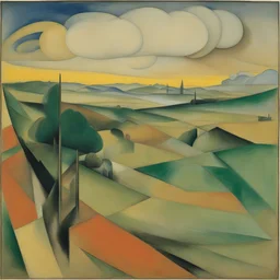 a landscape by Raymond Duchamp-Villon