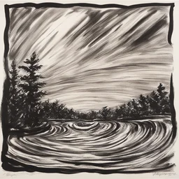 a landscape by Raymond Pettibon