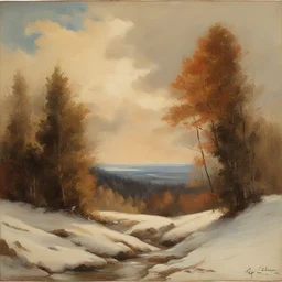 a landscape by Raynald Leclerc