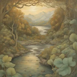 a landscape by Rebecca Guay