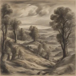 a landscape by Reginald Marsh