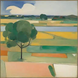 a landscape by Richard Diebenkorn