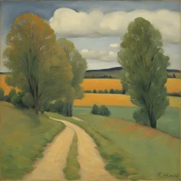a landscape by Richard Gerstl