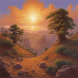 a landscape by Richard Hescox