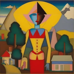 a landscape by Richard Lindner