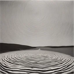 a landscape by Richard Long