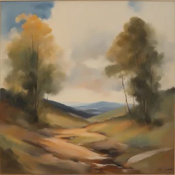 a landscape by Rita Kernn-Larsen