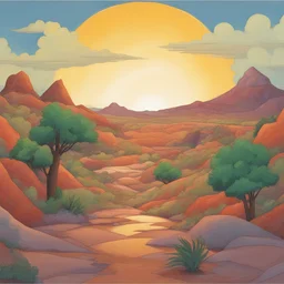 a landscape by Rob Guillory