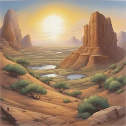 a landscape by Rob Liefeld