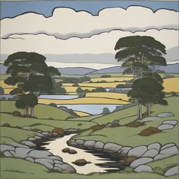 a landscape by Robert Gillmor