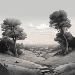 a landscape by Robert Kirkman
