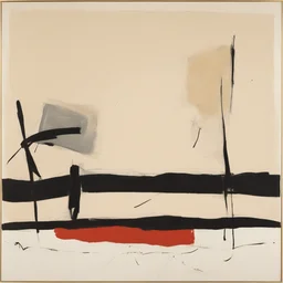 a landscape by Robert Motherwell