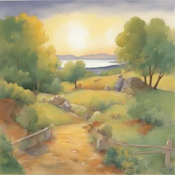a landscape by Robert Munsch