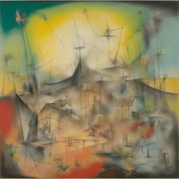 a landscape by Roberto Matta