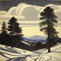 a landscape by Rockwell Kent