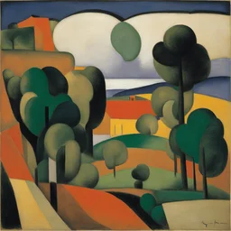 a landscape by Roger de La Fresnaye