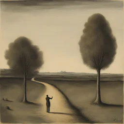 a landscape by Roland Topor