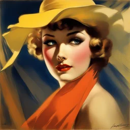 a landscape by Rolf Armstrong